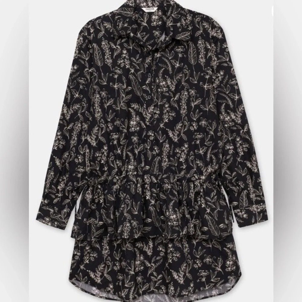 THAKOON -  Printed Button Up Shirt Dress - NEW - Picture 3 of 4